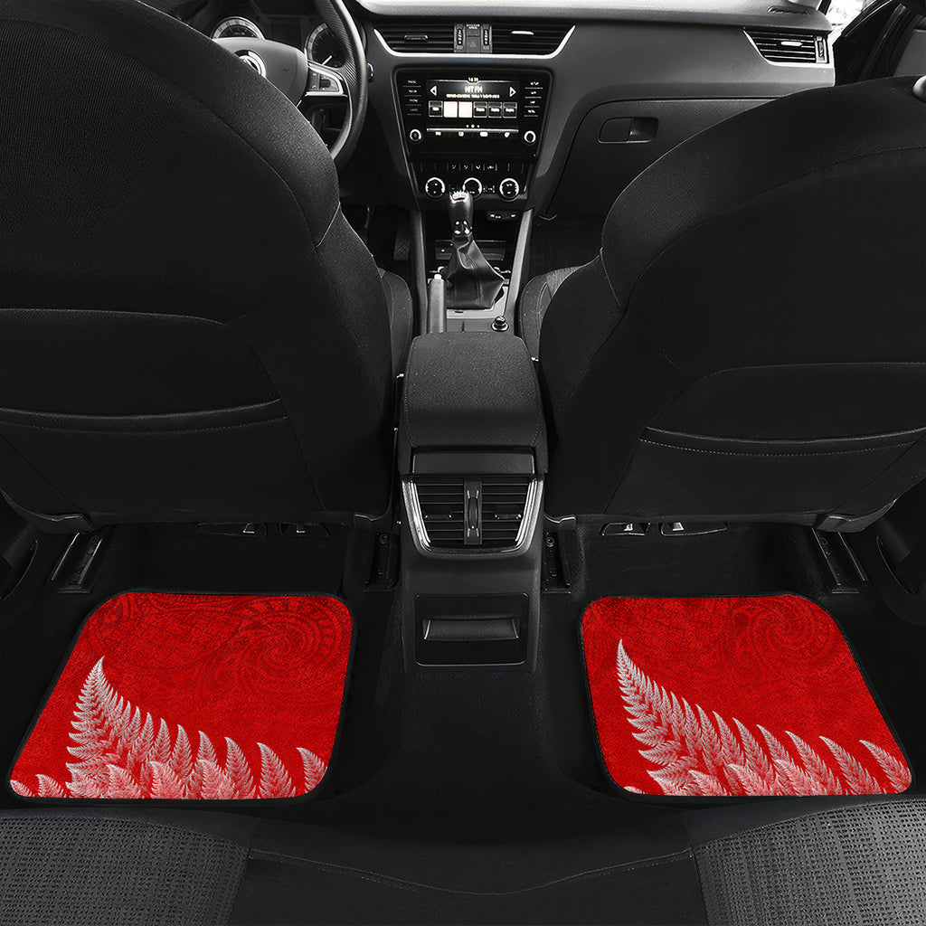 new-zealand-waitangi-day-car-mats-nz-maori-tui-bird-with-kowhai-flowers