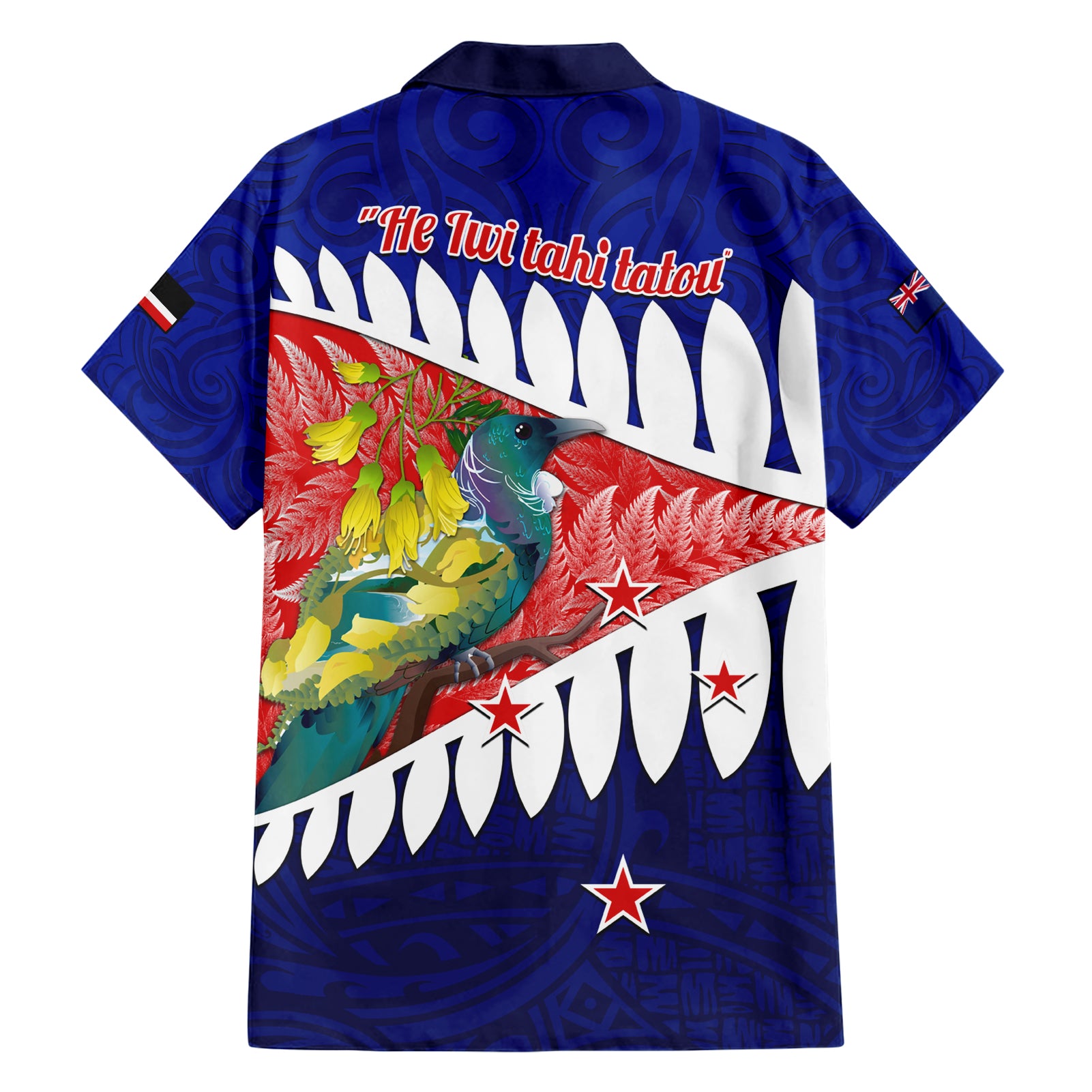 new-zealand-waitangi-day-hawaiian-shirt-nz-maori-tui-bird-with-kowhai-flowers