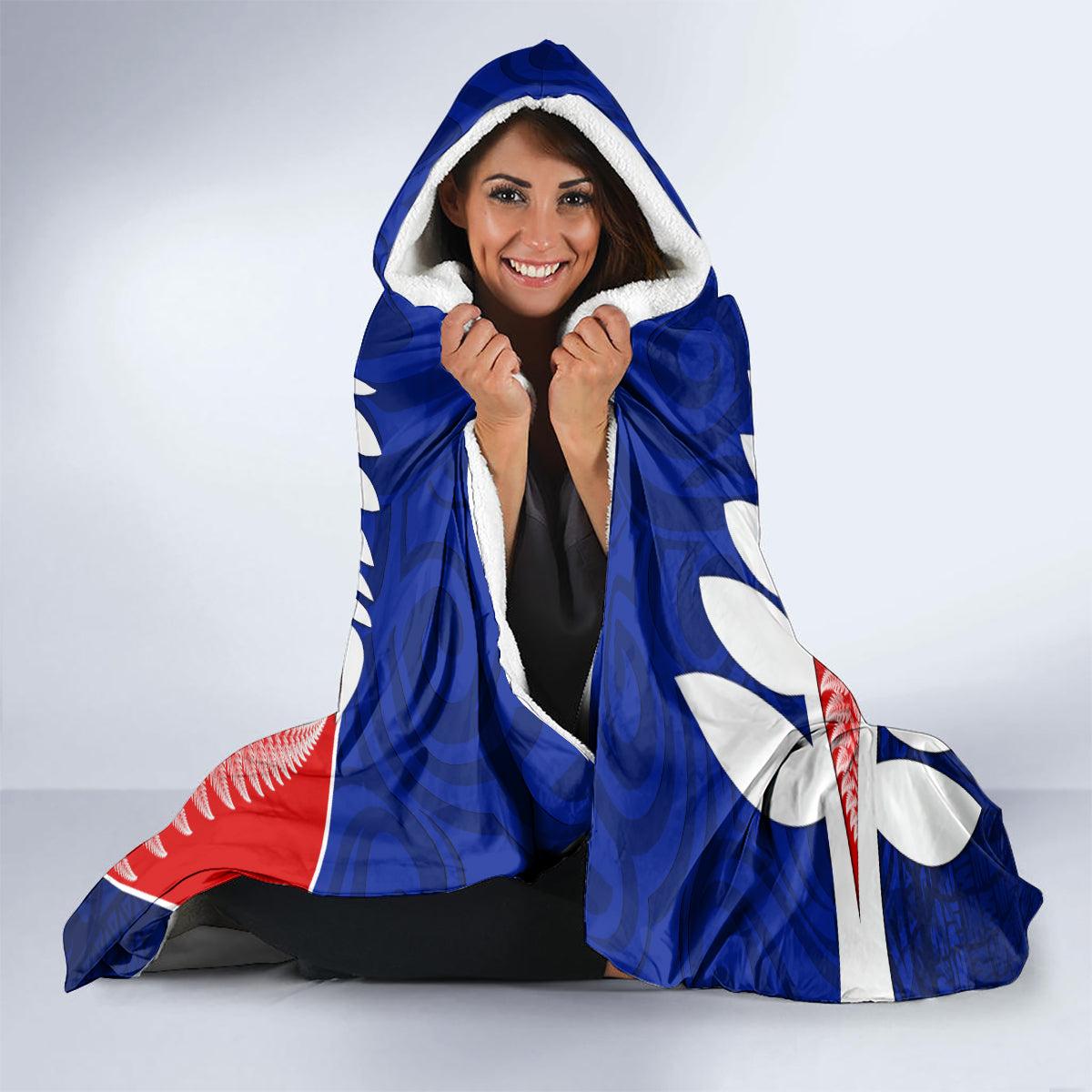 new-zealand-waitangi-day-hooded-blanket-nz-maori-tui-bird-with-kowhai-flowers