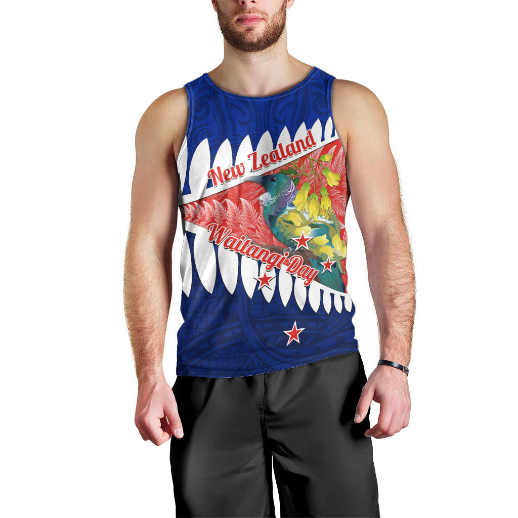 new-zealand-waitangi-day-men-tank-top-nz-maori-tui-bird-with-kowhai-flowers
