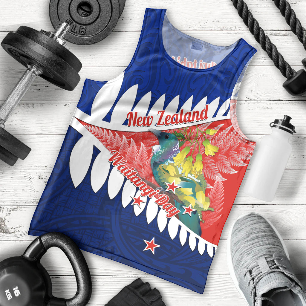 new-zealand-waitangi-day-men-tank-top-nz-maori-tui-bird-with-kowhai-flowers