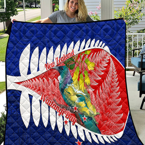 new-zealand-waitangi-day-quilt-nz-maori-tui-bird-with-kowhai-flowers