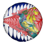 new-zealand-waitangi-day-spare-tire-cover-nz-maori-tui-bird-with-kowhai-flowers