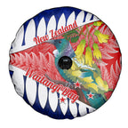new-zealand-waitangi-day-spare-tire-cover-nz-maori-tui-bird-with-kowhai-flowers