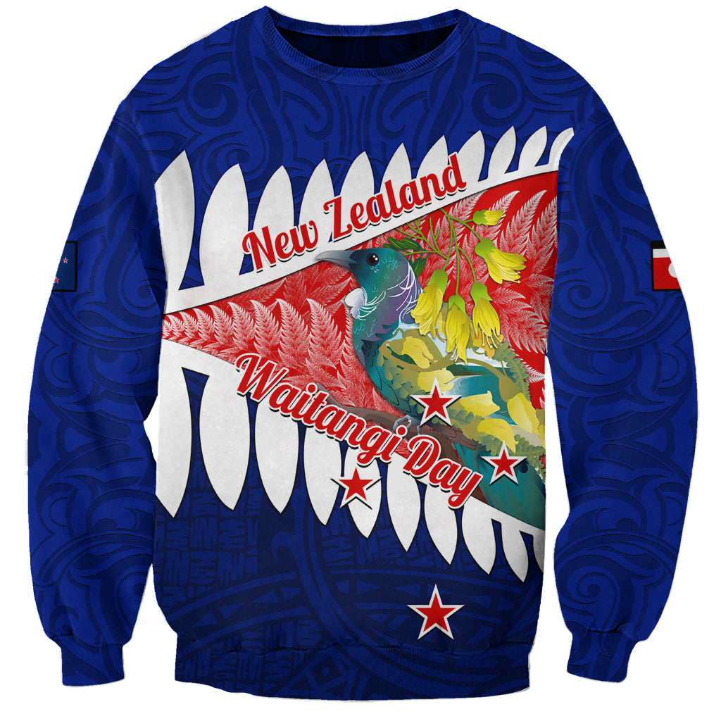 new-zealand-waitangi-day-sweatshirt-nz-maori-tui-bird-with-kowhai-flowers