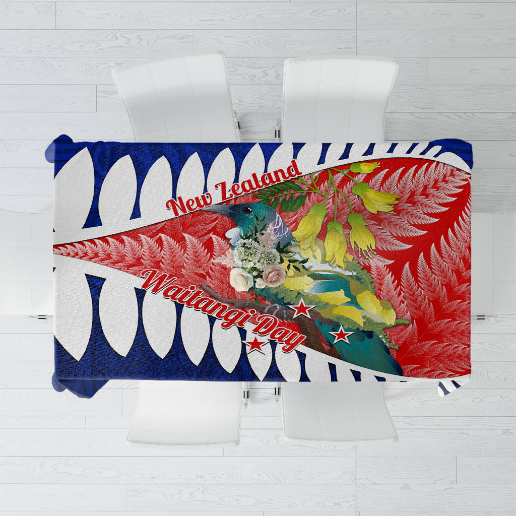 new-zealand-waitangi-day-tablecloth-nz-maori-tui-bird-with-kowhai-flowers