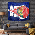 new-zealand-waitangi-day-tapestry-nz-maori-tui-bird-with-kowhai-flowers