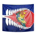 new-zealand-waitangi-day-tapestry-nz-maori-tui-bird-with-kowhai-flowers