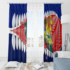 new-zealand-waitangi-day-window-curtain-nz-maori-tui-bird-with-kowhai-flowers