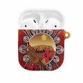 Indigenous Goanna Australia AirPods Case Aussie Uluru Ayers Rock Sturt's Desert Pea