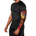 Indigenous Goanna Australia Arm Sleeves Aussie Uluru Ayers Rock Sturt's Desert Pea
