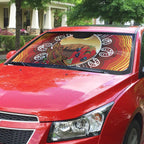 Indigenous Goanna Australia Auto Sun Shade Aussie Uluru Ayers Rock Sturt's Desert Pea