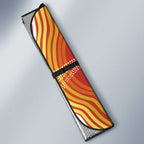 Indigenous Goanna Australia Auto Sun Shade Aussie Uluru Ayers Rock Sturt's Desert Pea