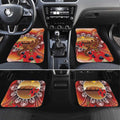 Indigenous Goanna Australia Car Mats Aussie Uluru Ayers Rock Sturt's Desert Pea