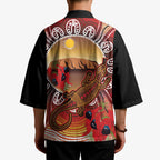 Indigenous Goanna Australia Kimono Aussie Uluru Ayers Rock Sturt's Desert Pea