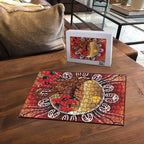 Indigenous Goanna Australia Puzzle Aussie Uluru Ayers Rock Sturt's Desert Pea
