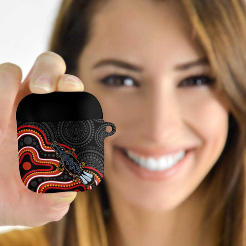 Indigenous Platypus Australia AirPods Case Australian Aboriginal Art Proud