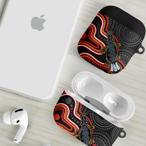 Indigenous Platypus Australia AirPods Case Australian Aboriginal Art Proud