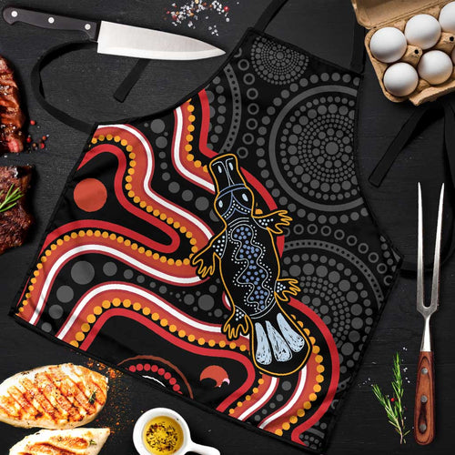 Indigenous Platypus Australia Apron Australian Aboriginal Art Proud
