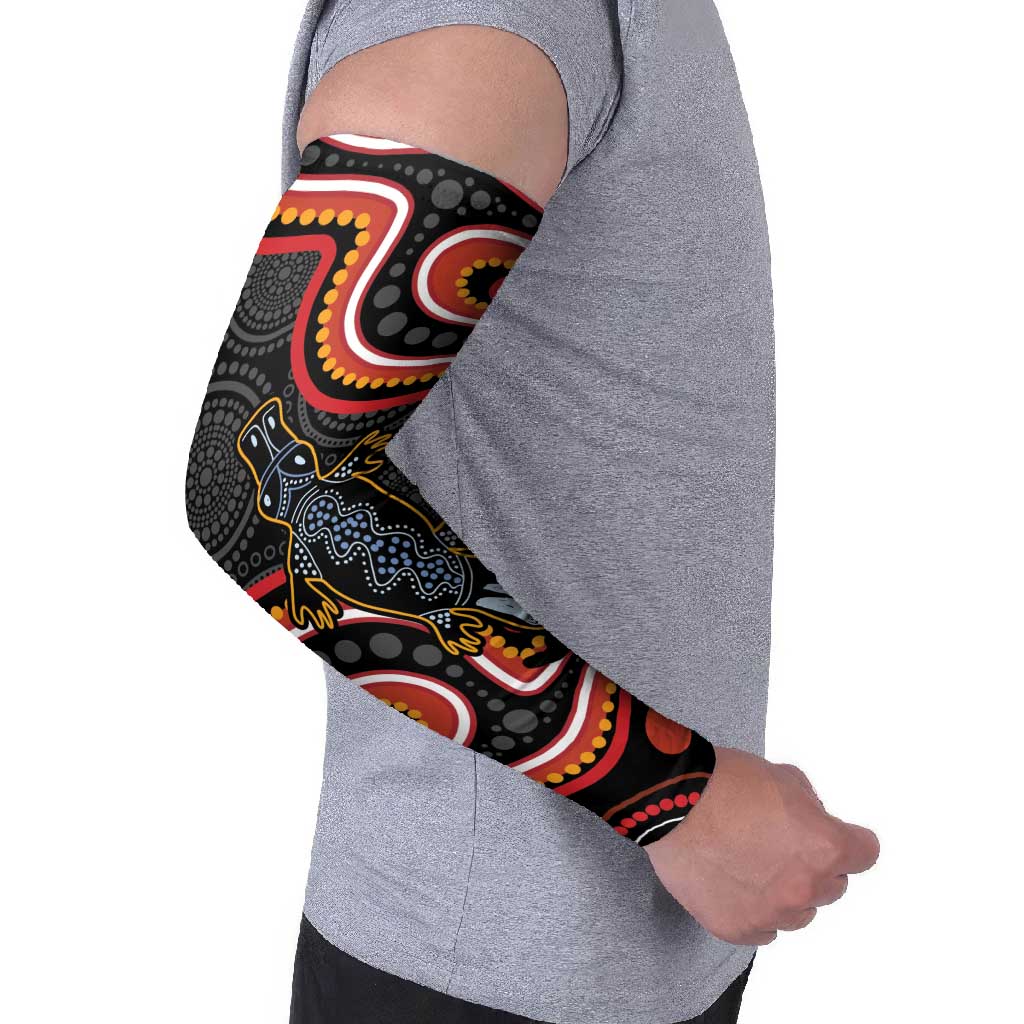 Indigenous Platypus Australia Arm Sleeves Australian Aboriginal Art Proud