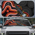 Indigenous Platypus Australia Auto Sun Shade Australian Aboriginal Art Proud
