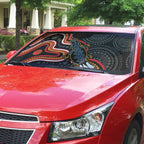 Indigenous Platypus Australia Auto Sun Shade Australian Aboriginal Art Proud