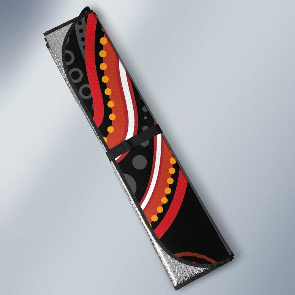 Indigenous Platypus Australia Auto Sun Shade Australian Aboriginal Art Proud