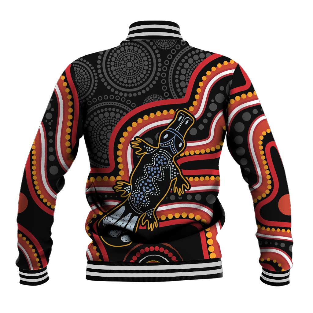 Indigenous Platypus Australia Baseball Jacket Australian Aboriginal Art Proud