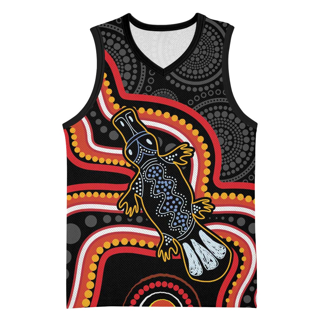 Indigenous Platypus Australia Basketball Jersey Australian Aboriginal Art Proud