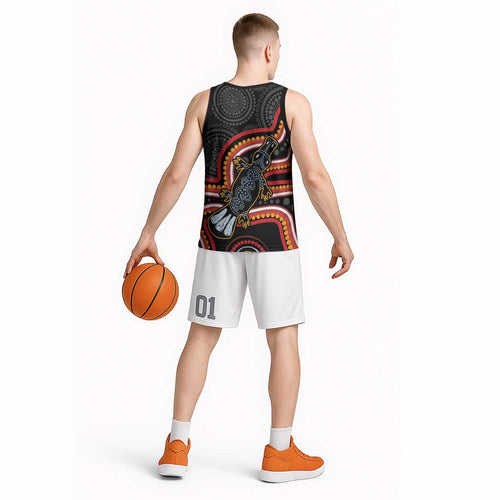 Indigenous Platypus Australia Basketball Jersey Australian Aboriginal Art Proud