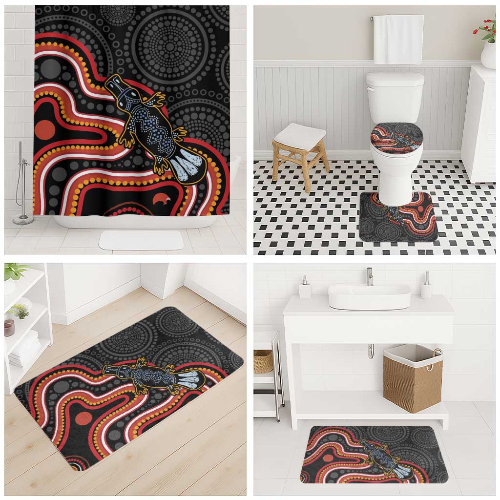 Indigenous Platypus Australia Bathroom Set Australian Aboriginal Art Proud