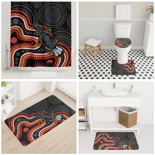 Indigenous Platypus Australia Bathroom Set Australian Aboriginal Art Proud