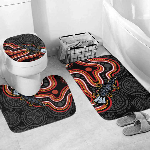 Indigenous Platypus Australia Bathroom Set Australian Aboriginal Art Proud