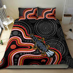 Indigenous Platypus Australia Bedding Set Australian Aboriginal Art Proud