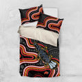 Indigenous Platypus Australia Bedding Set Australian Aboriginal Art Proud