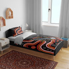 Indigenous Platypus Australia Bedding Set Australian Aboriginal Art Proud