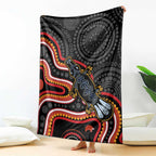Indigenous Platypus Australia Blanket Australian Aboriginal Art Proud