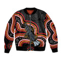 Indigenous Platypus Australia Bomber Jacket Australian Aboriginal Art Proud