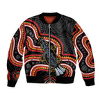 Indigenous Platypus Australia Bomber Jacket Australian Aboriginal Art Proud
