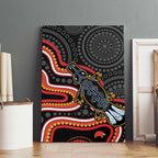 Indigenous Platypus Australia Canvas Wall Art Australian Aboriginal Art Proud