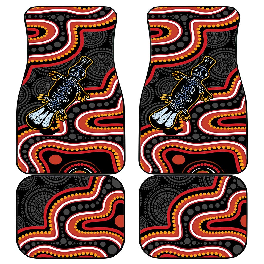 Indigenous Platypus Australia Car Mats Australian Aboriginal Art Proud
