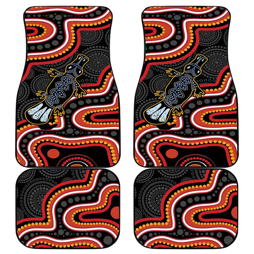 Indigenous Platypus Australia Car Mats Australian Aboriginal Art Proud