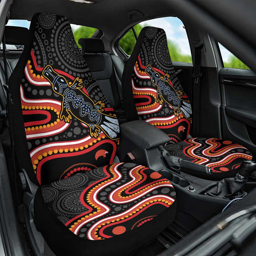Indigenous Platypus Australia Car Seat Cover Australian Aboriginal Art Proud