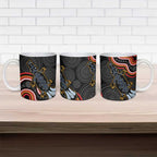 Indigenous Platypus Australia Ceramic Mug Australian Aboriginal Art Proud