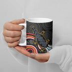 Indigenous Platypus Australia Ceramic Mug Australian Aboriginal Art Proud