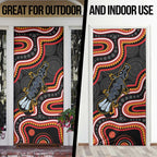 Indigenous Platypus Australia Door Cover Australian Aboriginal Art Proud