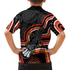 Indigenous Platypus Australia Family Matching Tank Maxi Dress and Hawaiian Shirt Australian Aboriginal Art Proud