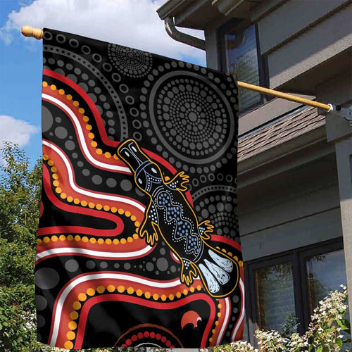 Indigenous Platypus Australia Garden Flag Australian Aboriginal Art Proud