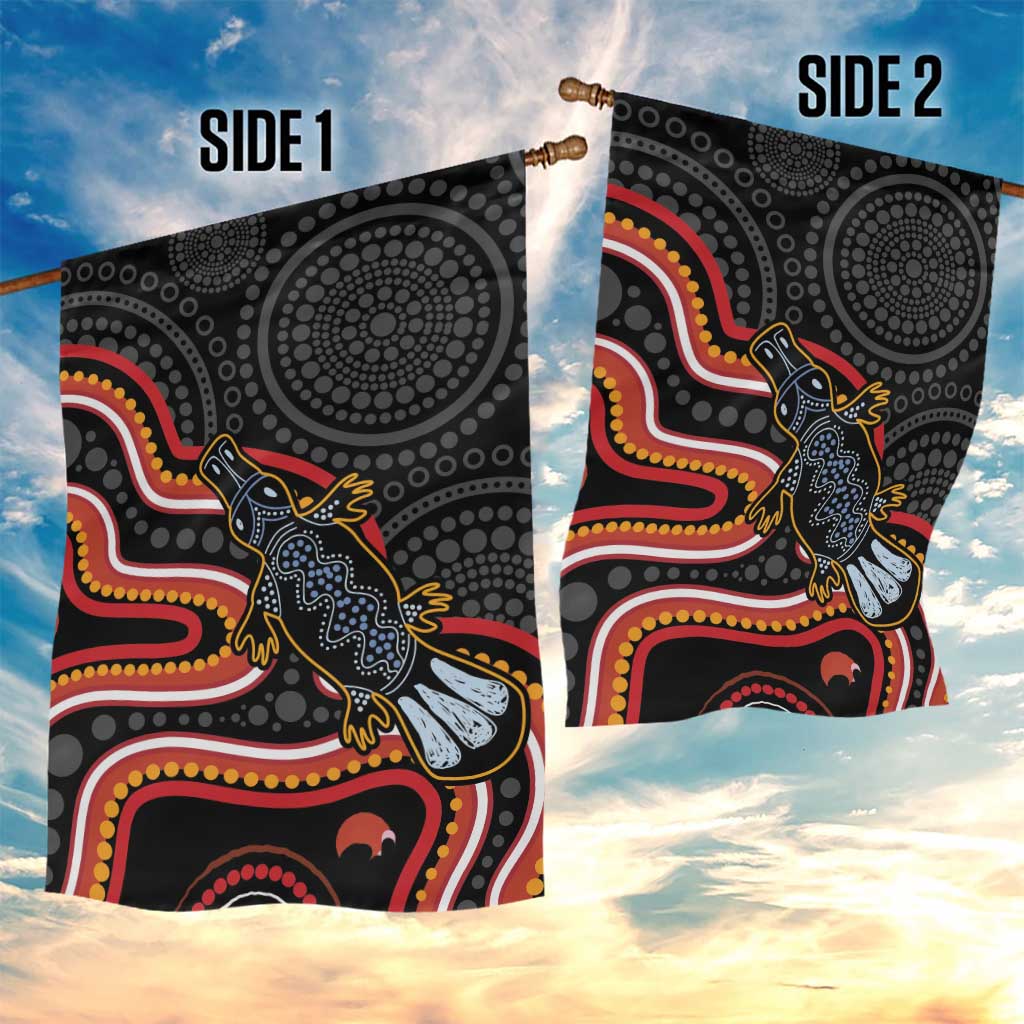 Indigenous Platypus Australia Garden Flag Australian Aboriginal Art Proud