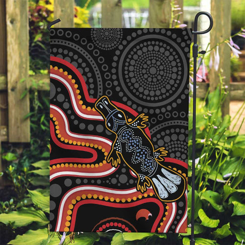 Indigenous Platypus Australia Garden Flag Australian Aboriginal Art Proud